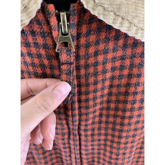 Faherty Women’s Jacket Wool Blend Corduroy Plaid Size Small - Picture 5 of 14